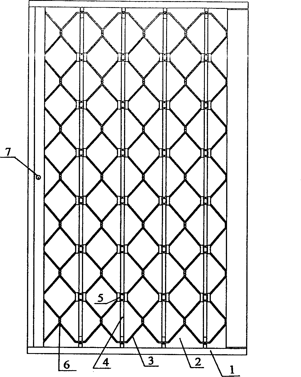 Folding safe window