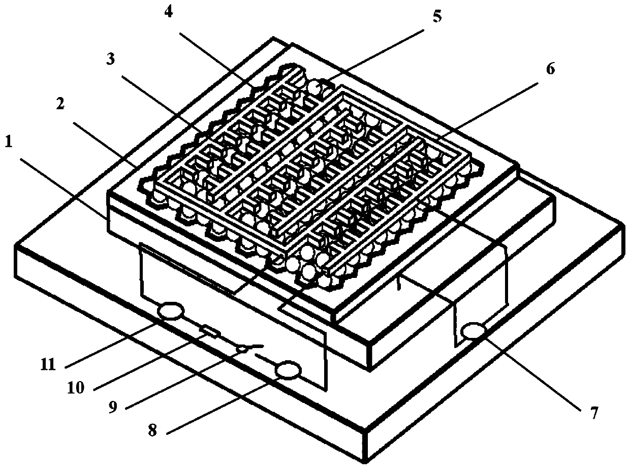 Mid-infrared light detector and preparation method thereof