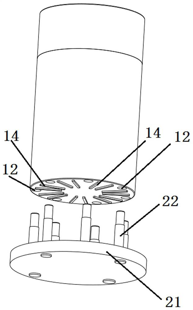 Grabbing type vacuum cup fixing system and using method thereof