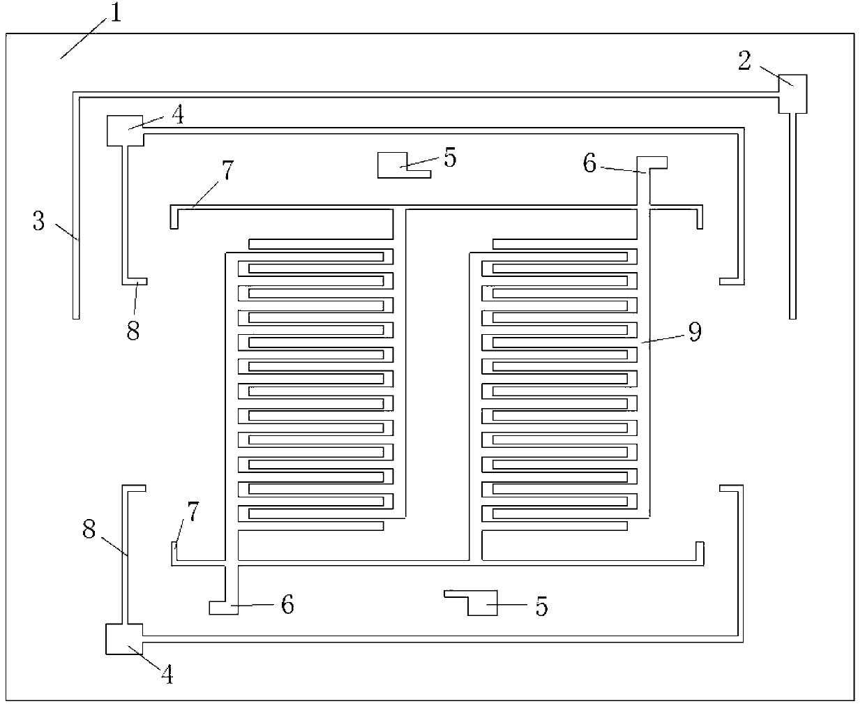 Capacitive micro inertial sensor with self calibration function