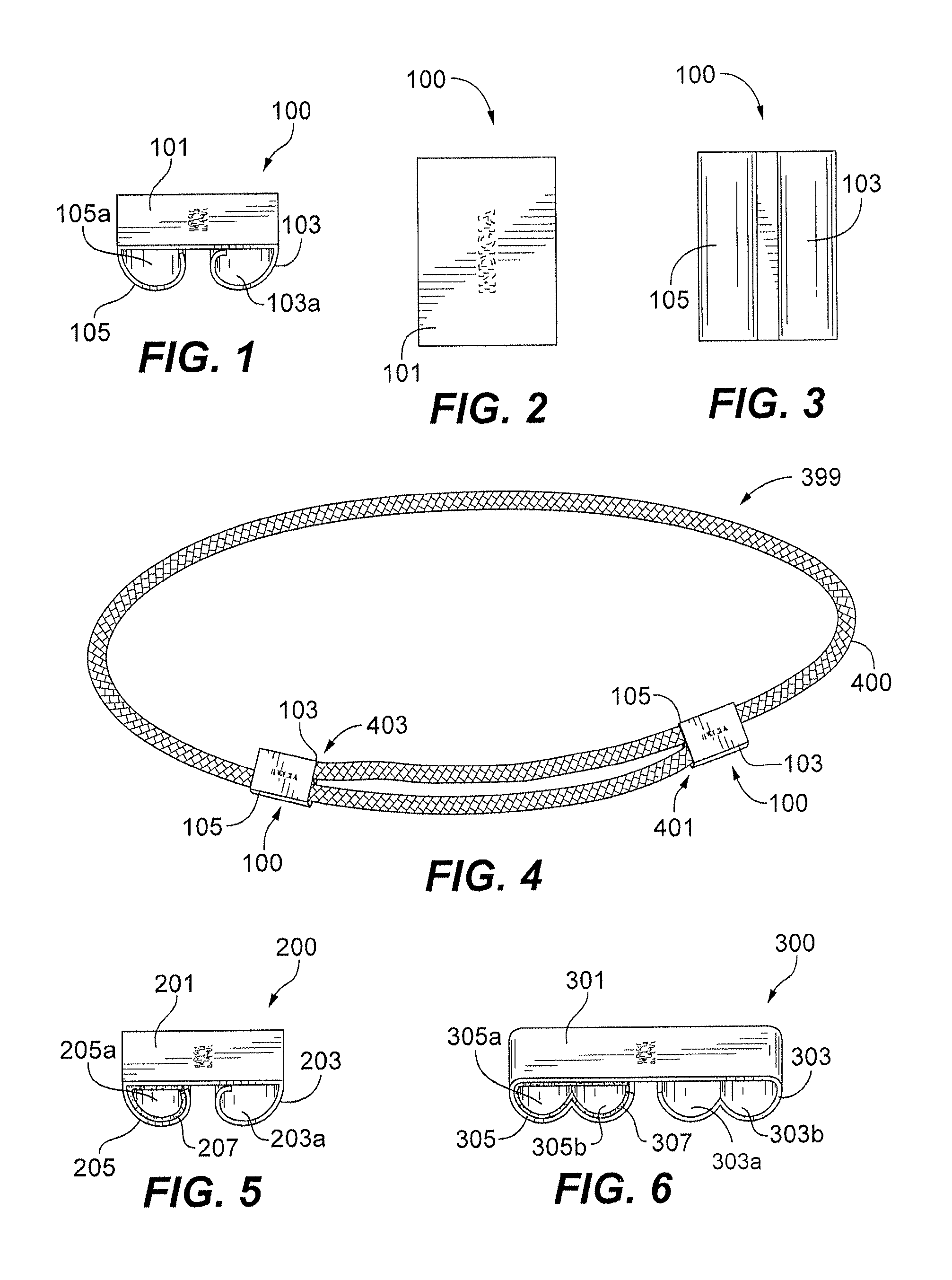 Sliding element for adjustable jewelry