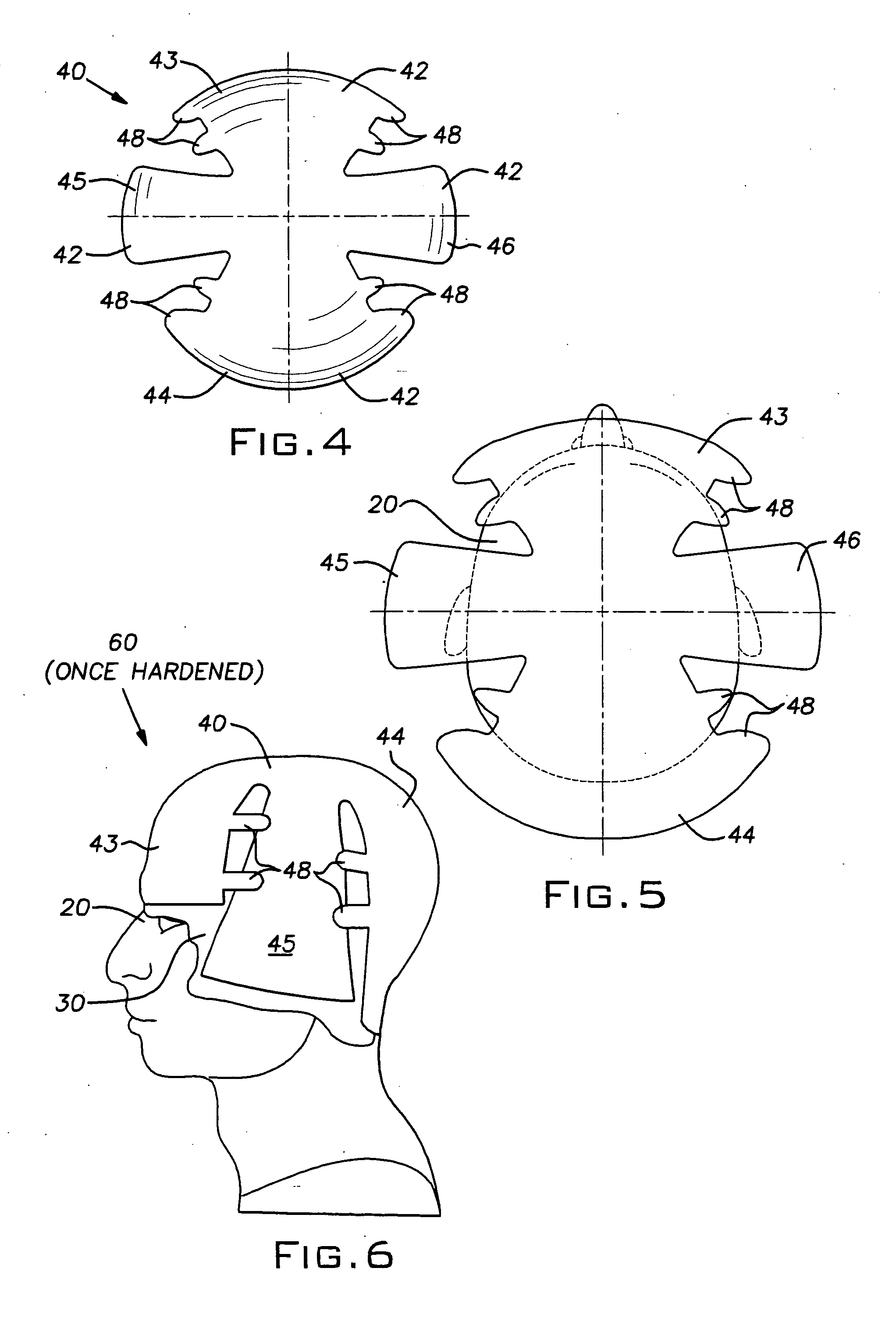 Custom fitted helmet and method of making the same