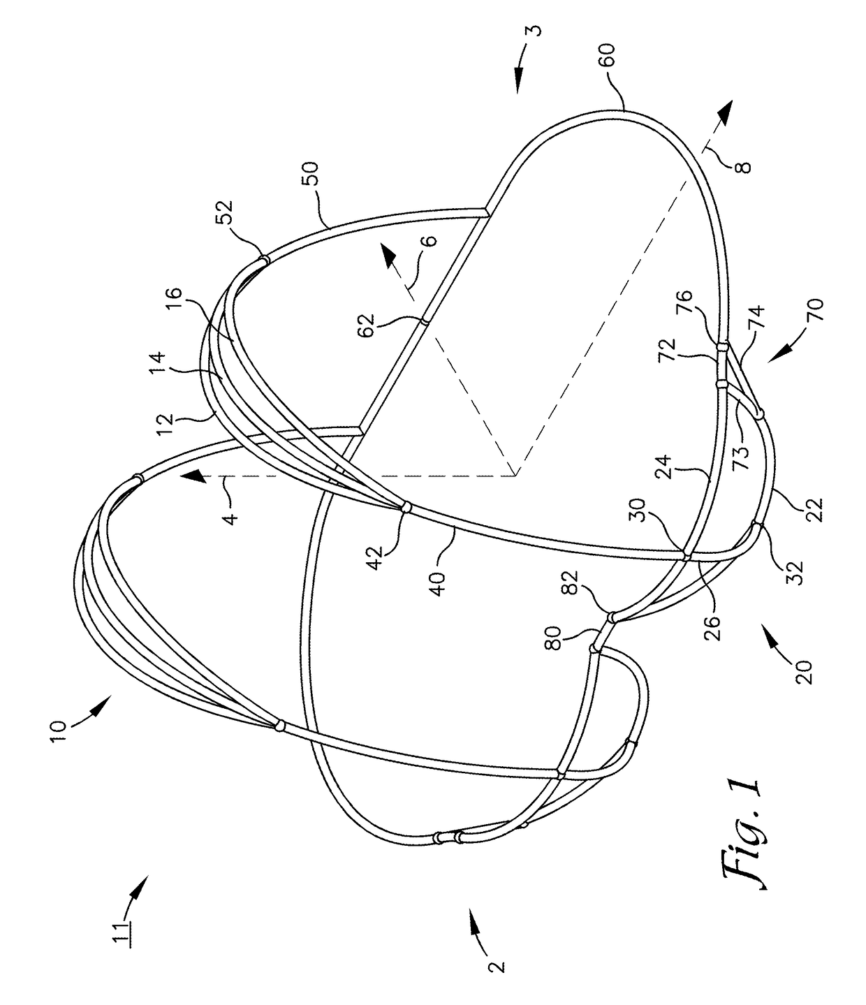 Modulating chest support structure