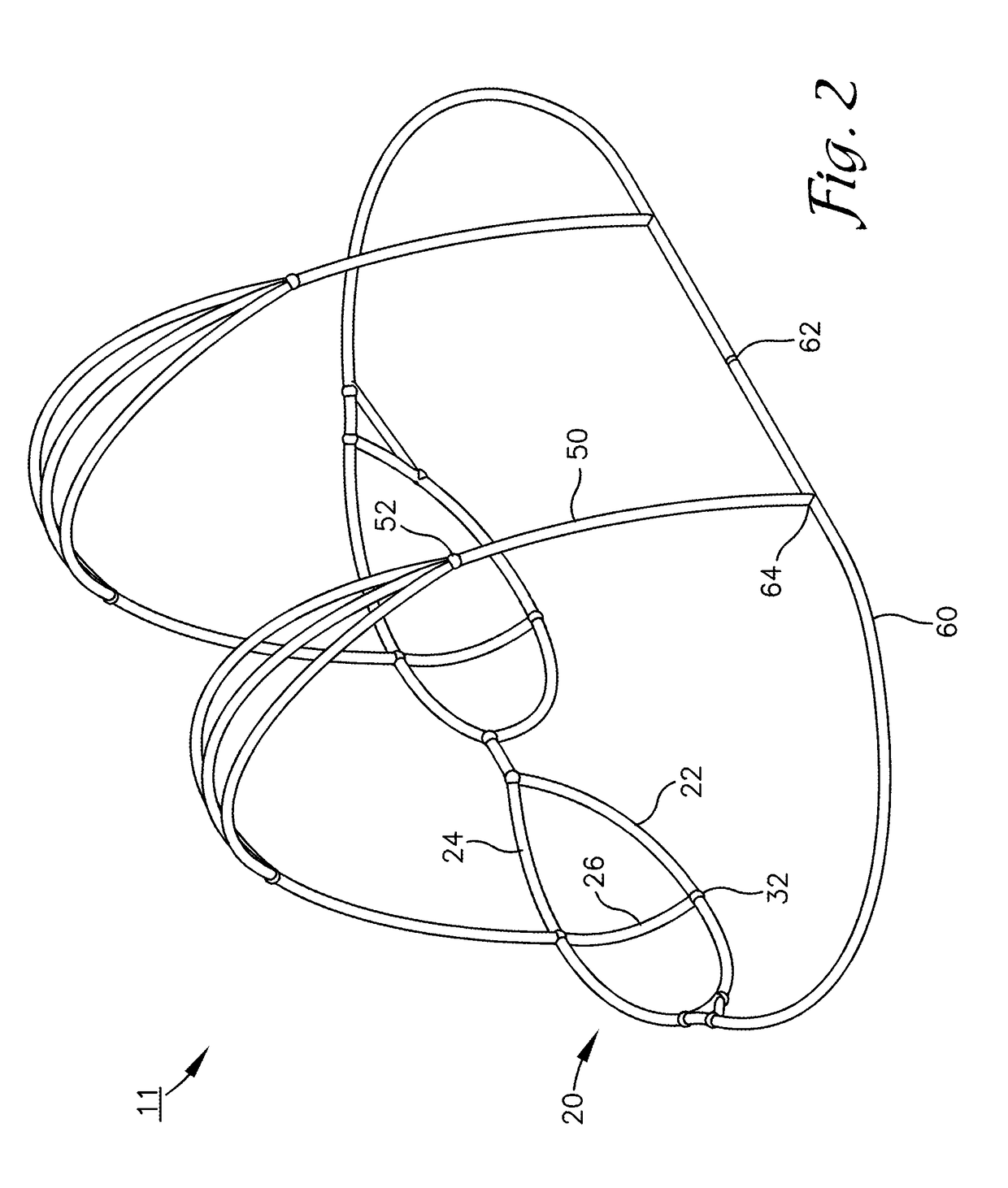 Modulating chest support structure