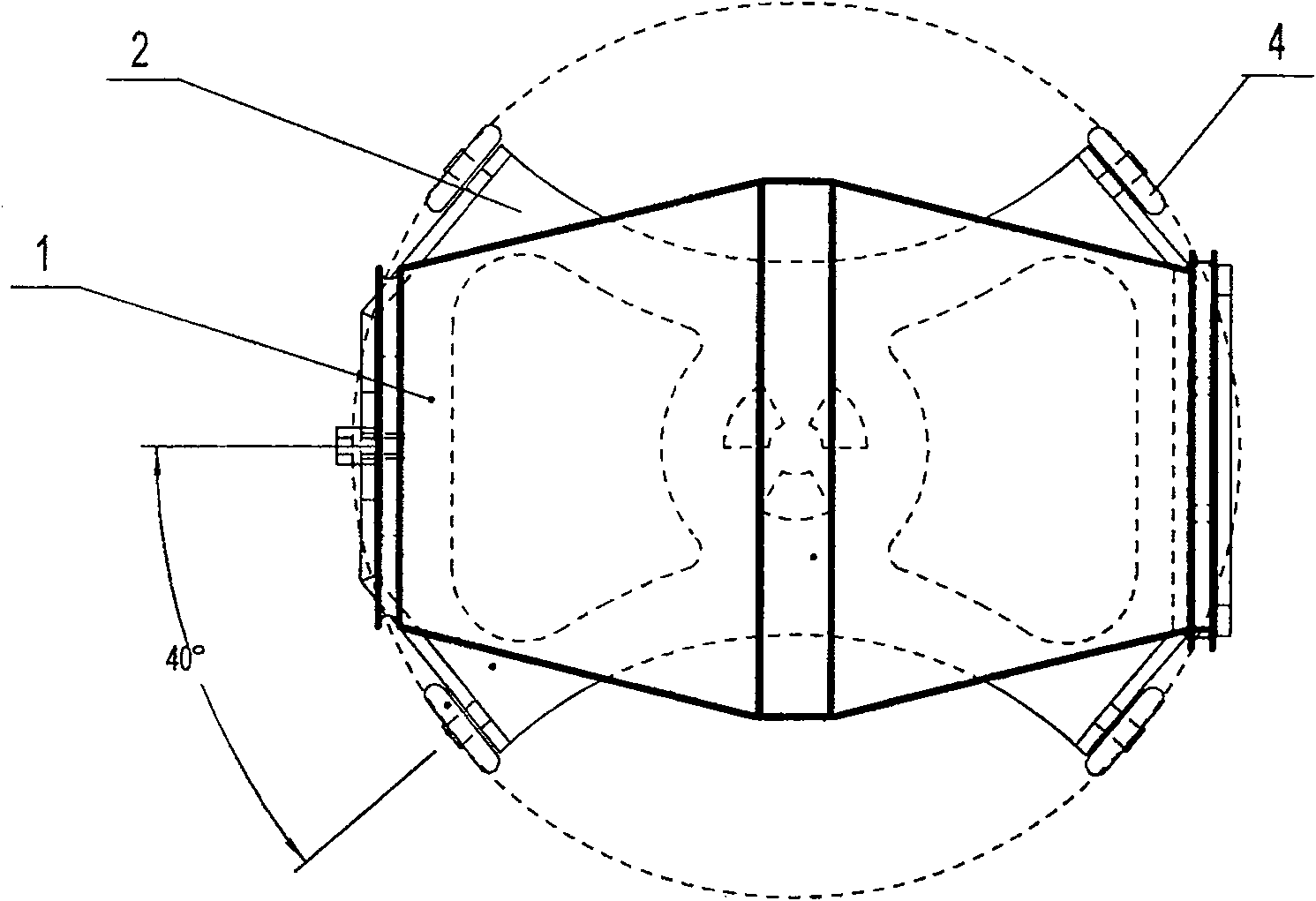 Drum type microwave stirrer