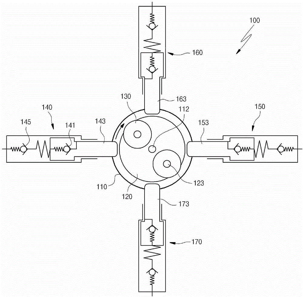 Pump unit of electronic control brake system