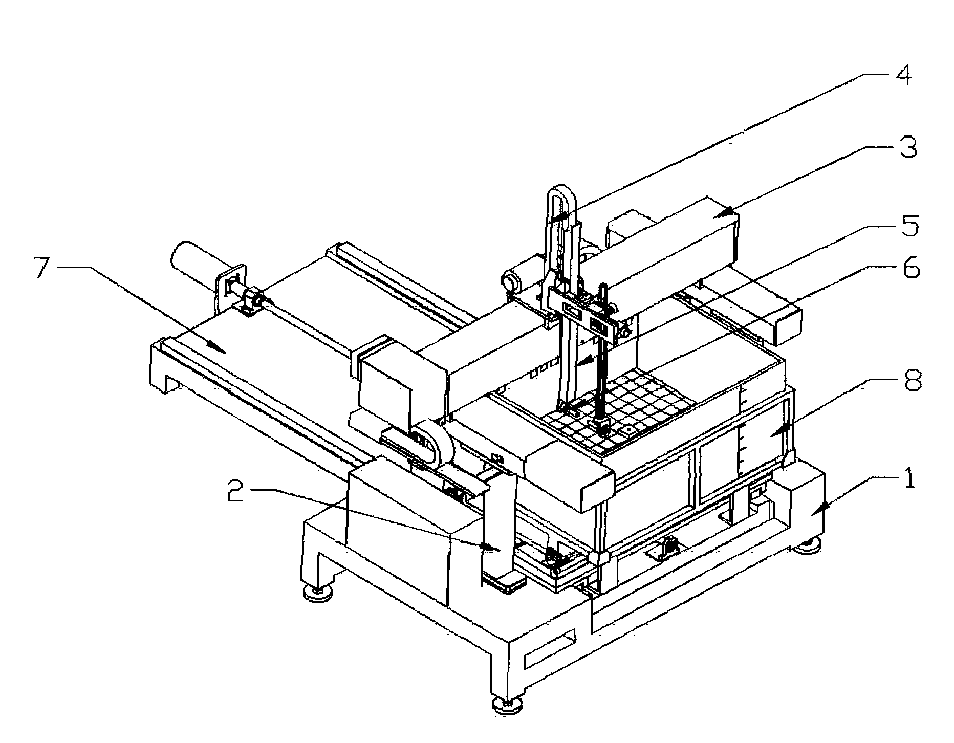 Modularized multi-axis ultrasonic water immersion detecting system