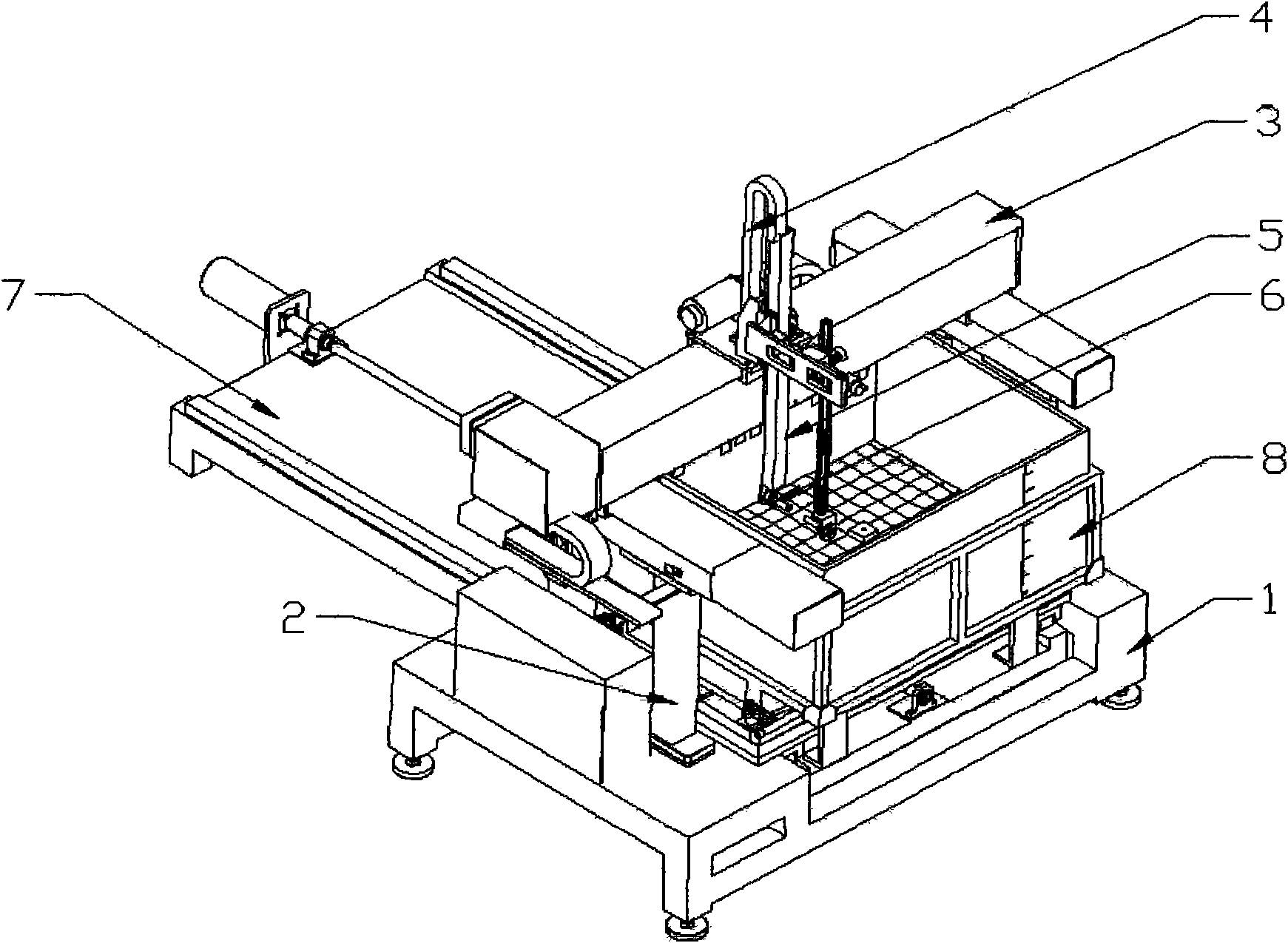 Modularized multi-axis ultrasonic water immersion detecting system