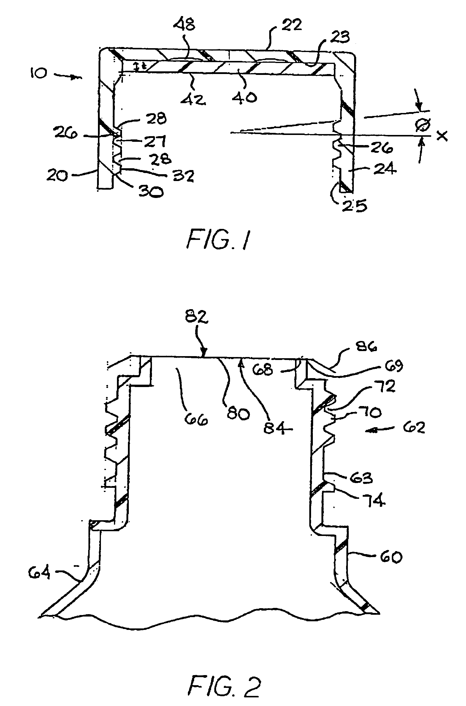 Closure for a Retort Processed Container Having a Peelable Seal