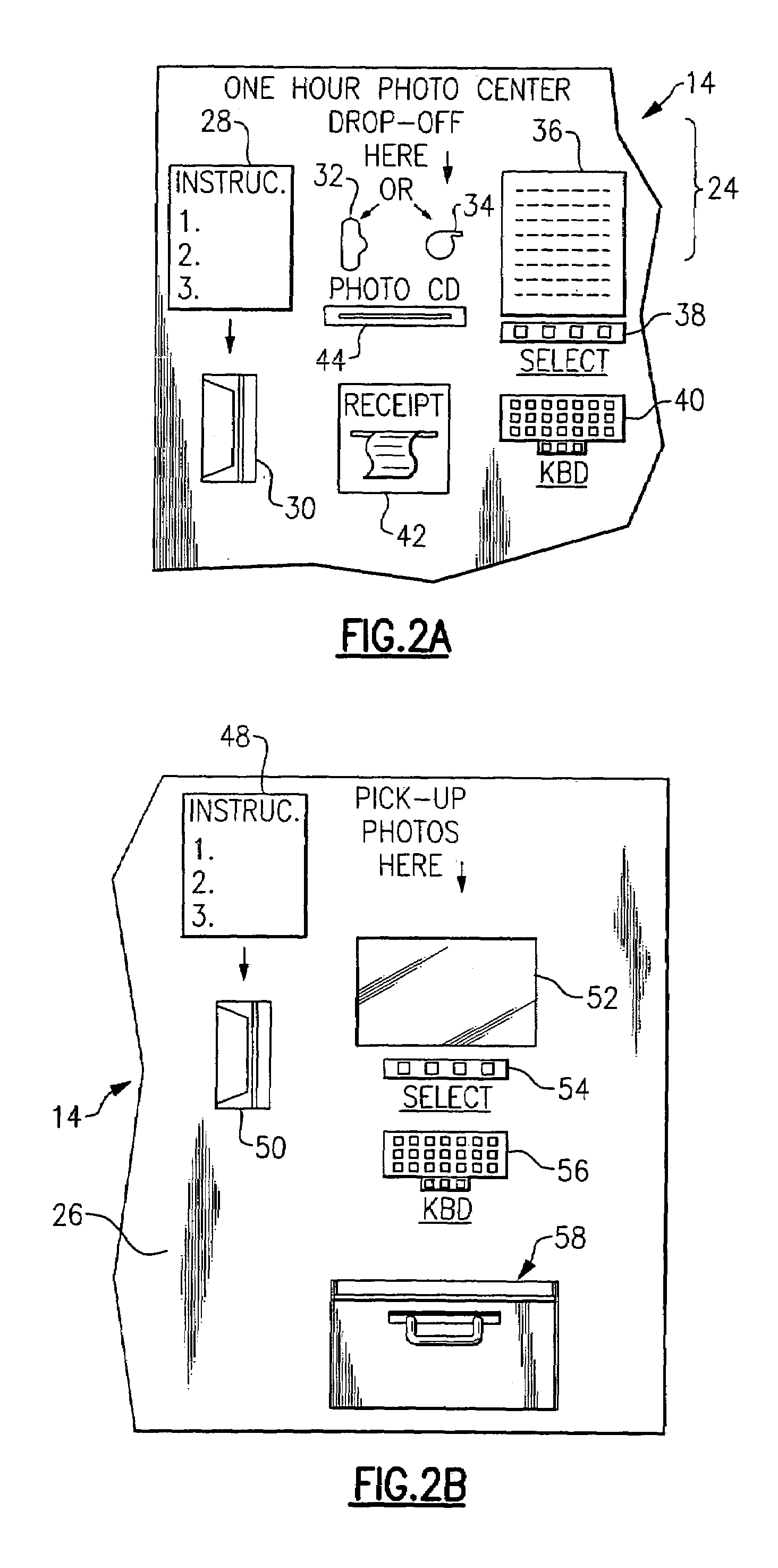 Automated film processing kiosk system