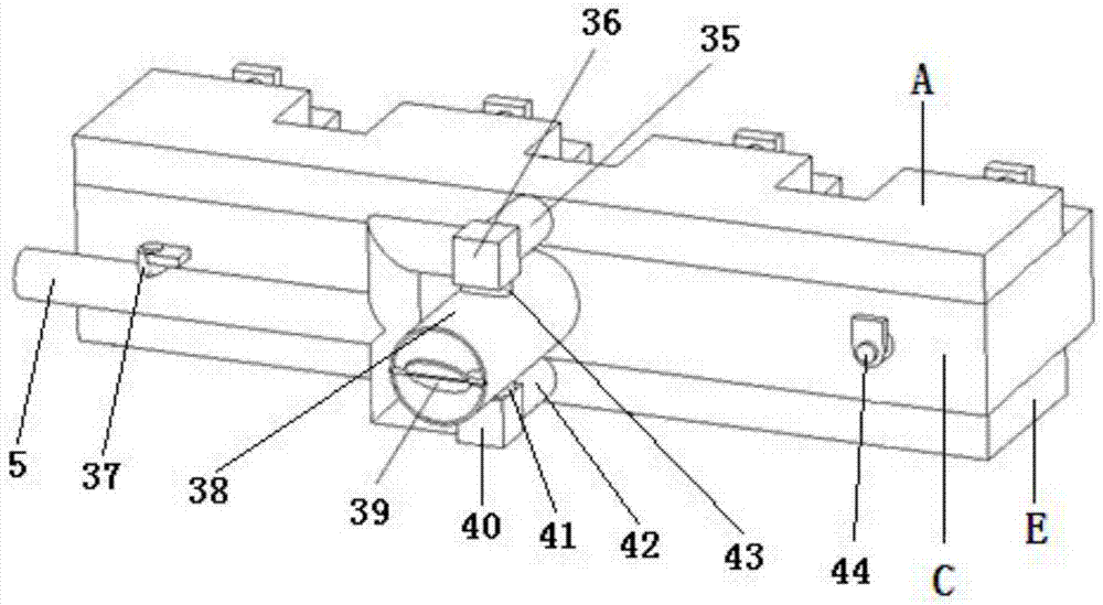 Gasoline engine EGR stratified charge system based on flow guiding plate