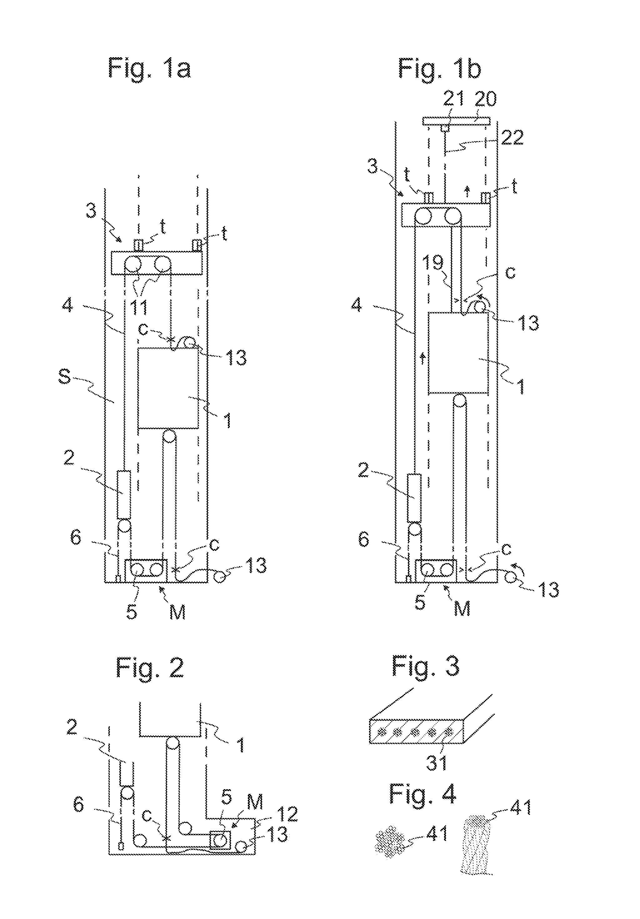 Elevator arrangement and method