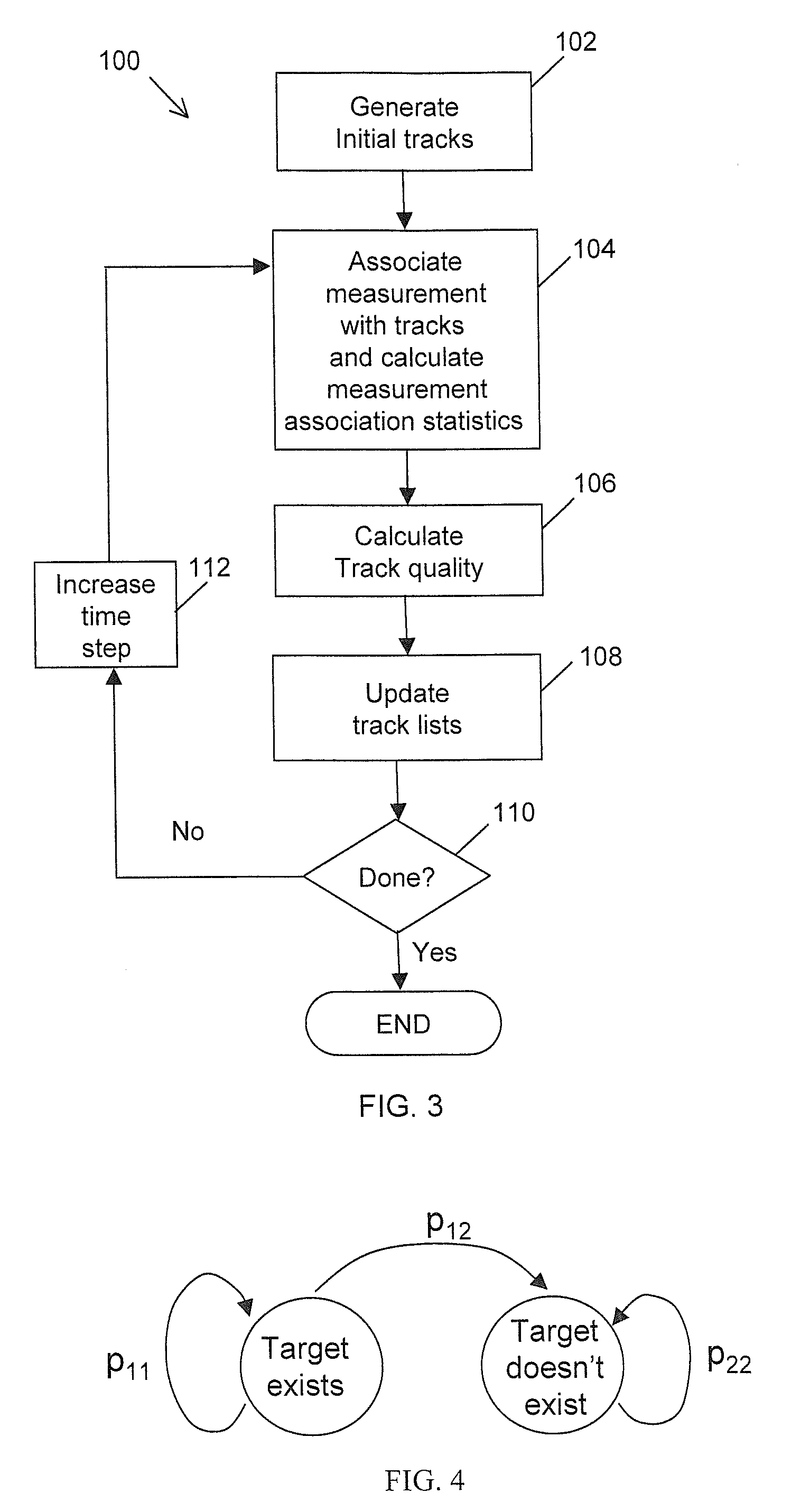 Track quality based multi-target tracker