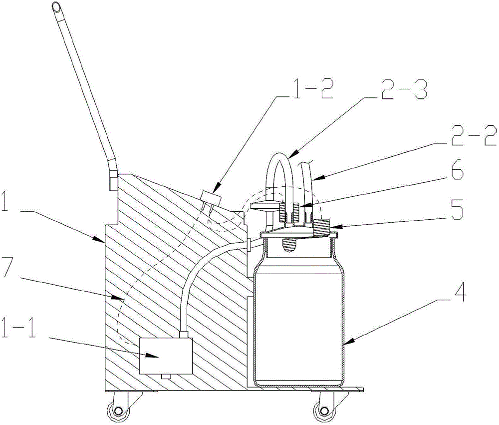 Mechanical transmission safety protection device for electric suction apparatus