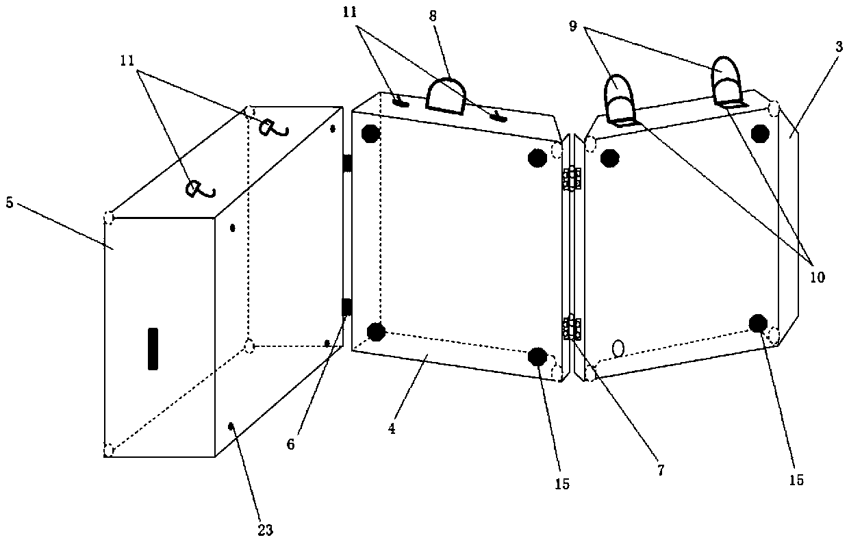 Crop shooting device for scientific research