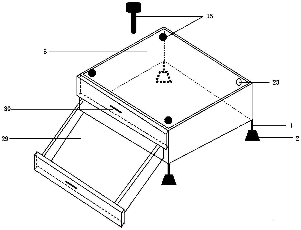 Crop shooting device for scientific research