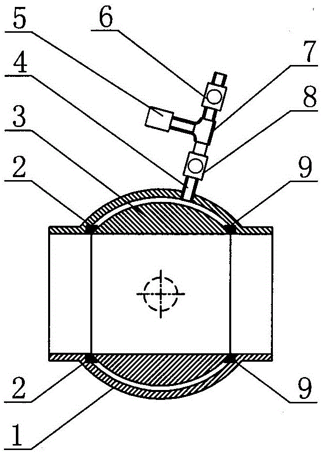 On-line detection method of shut-off valve leakage rate