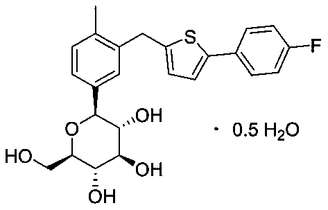 Preparation method of high-purity canagliflozin intermediate