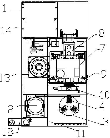 A miniature vertical lathe