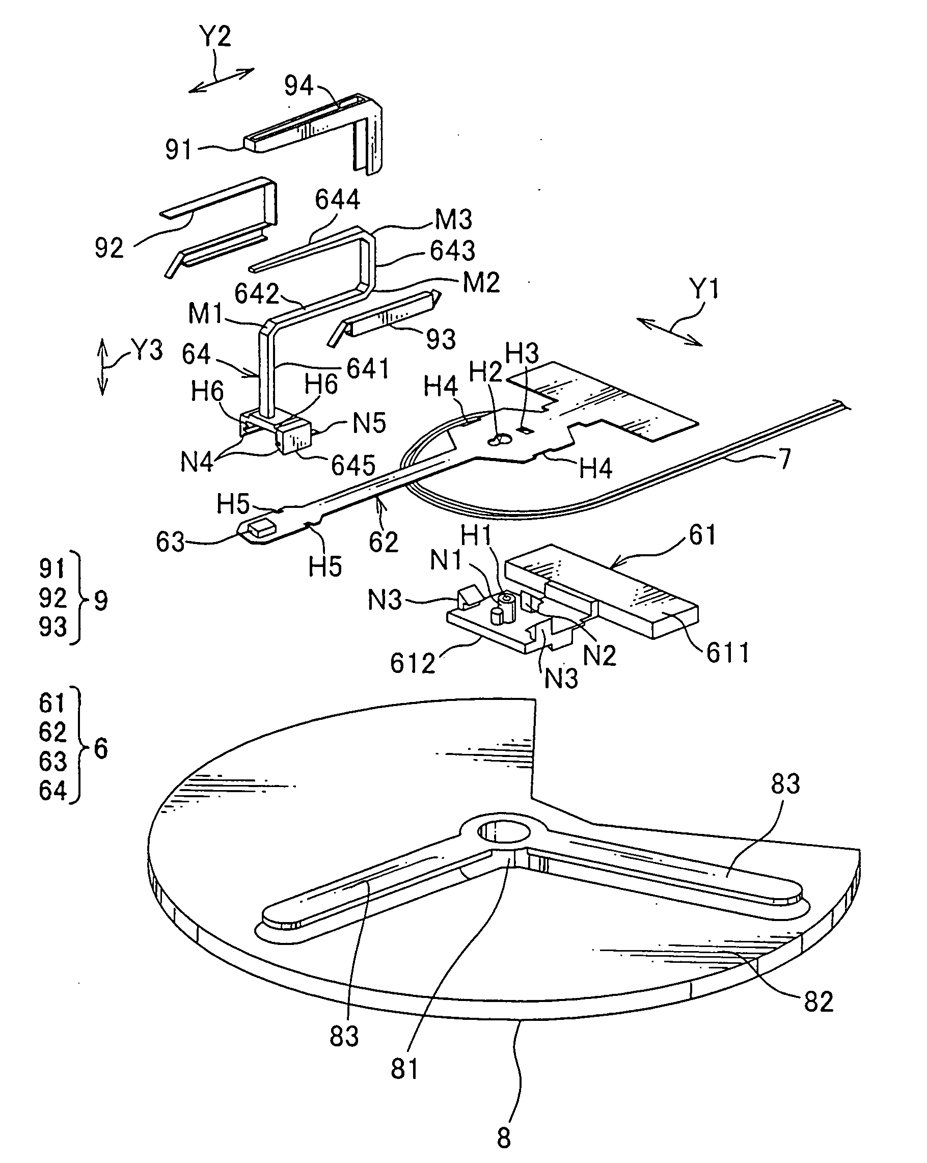 Display unit having a dial and a central display