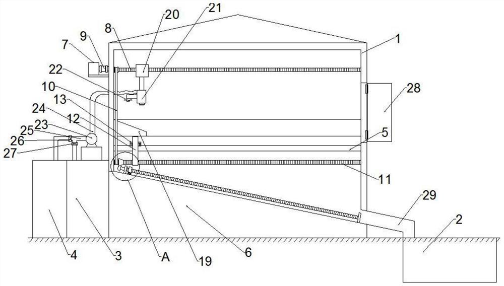 Breeding device for animal epidemic disease prevention and control