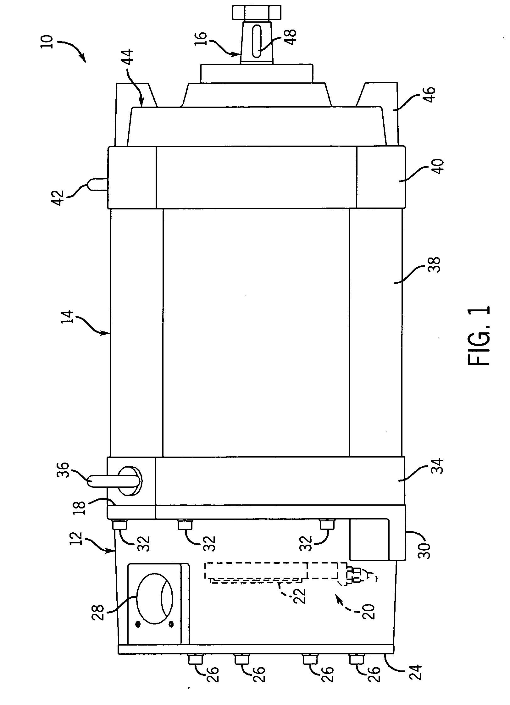 Explosion-proof motor with integrated sensor/lead housing