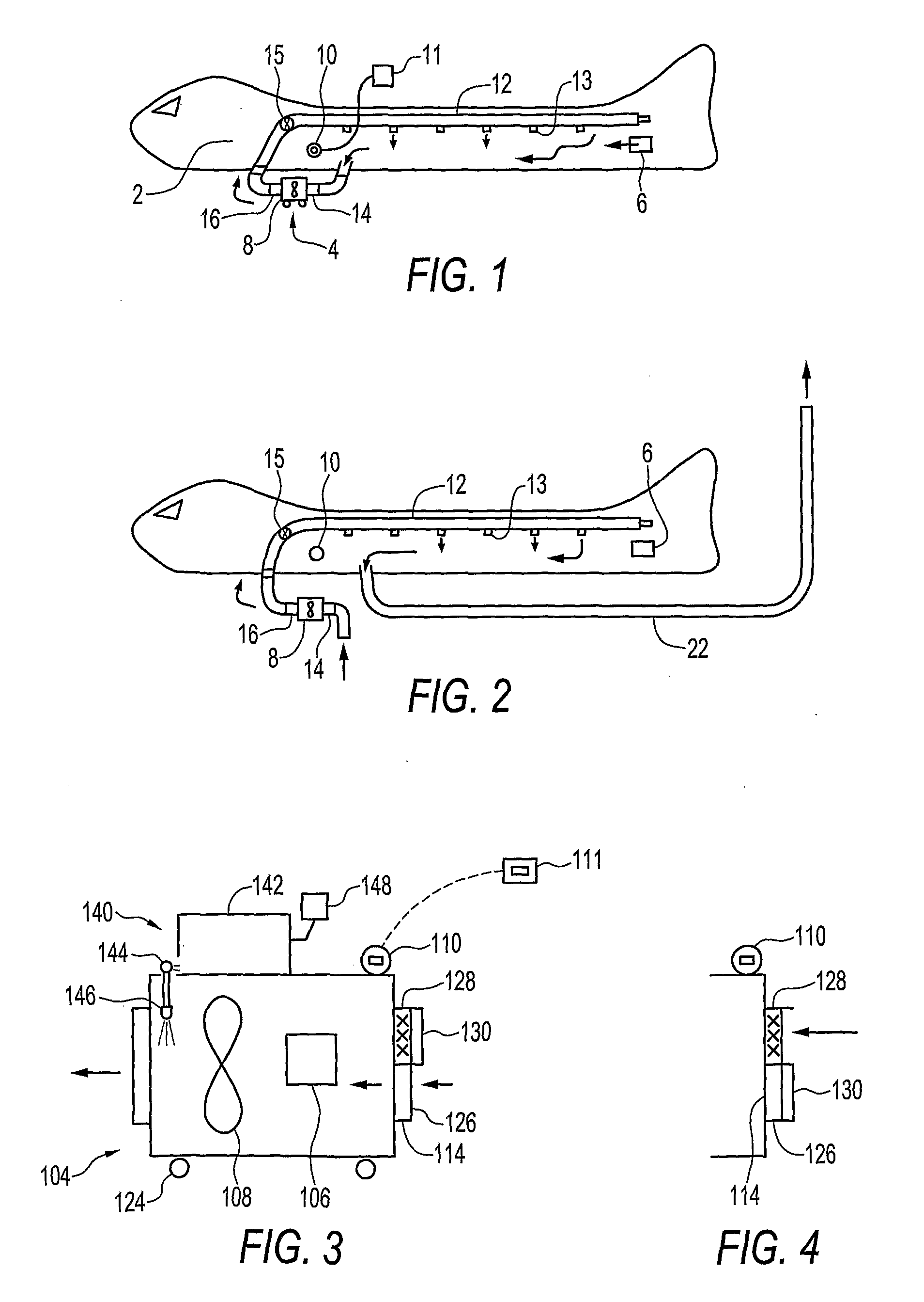 Sanitization of aircraft or vehicle cabin