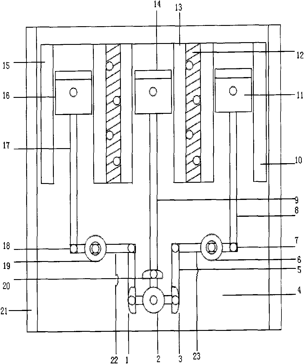 Low energy consumption engine