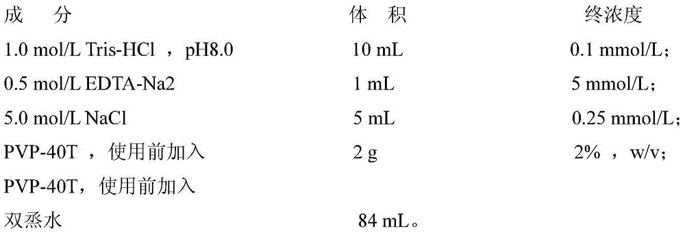 Method for extracting DNA from dry apricot leaf