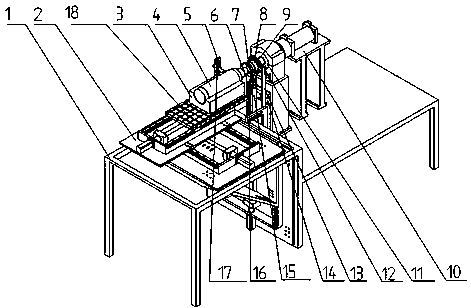 Test bench for measuring overall performance of high-speed electric main shaft