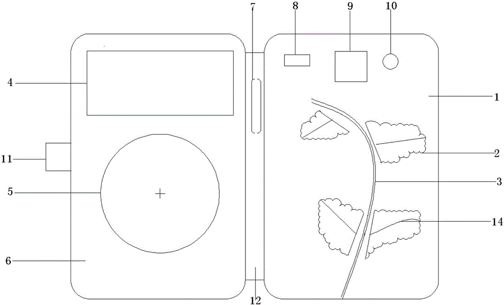 Multifunctional mobile phone shell