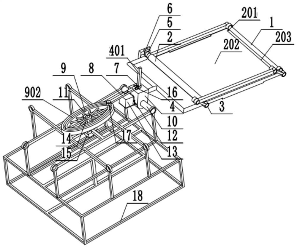 Double-synchronous-swing parallelogram-driven roller shutter type flapping-wing unmanned aerial vehicle