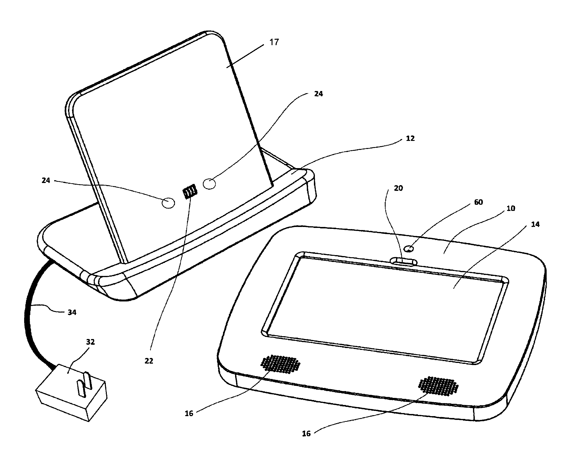 Computer apparatus for use by senior citizens