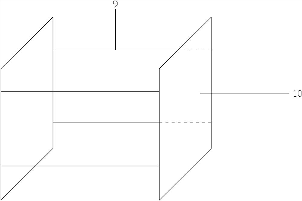 A device and method for testing the tensile, compressive, and creep properties of inter-hole rock bridges using expansion agents