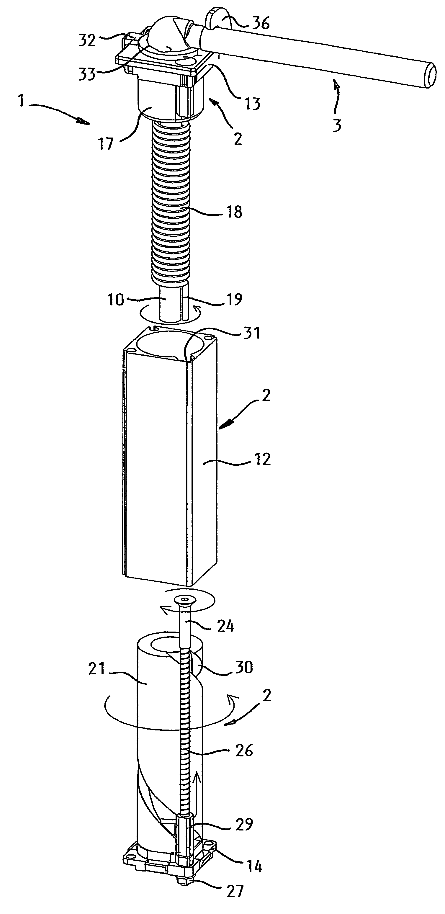 Door or gate closing hinge