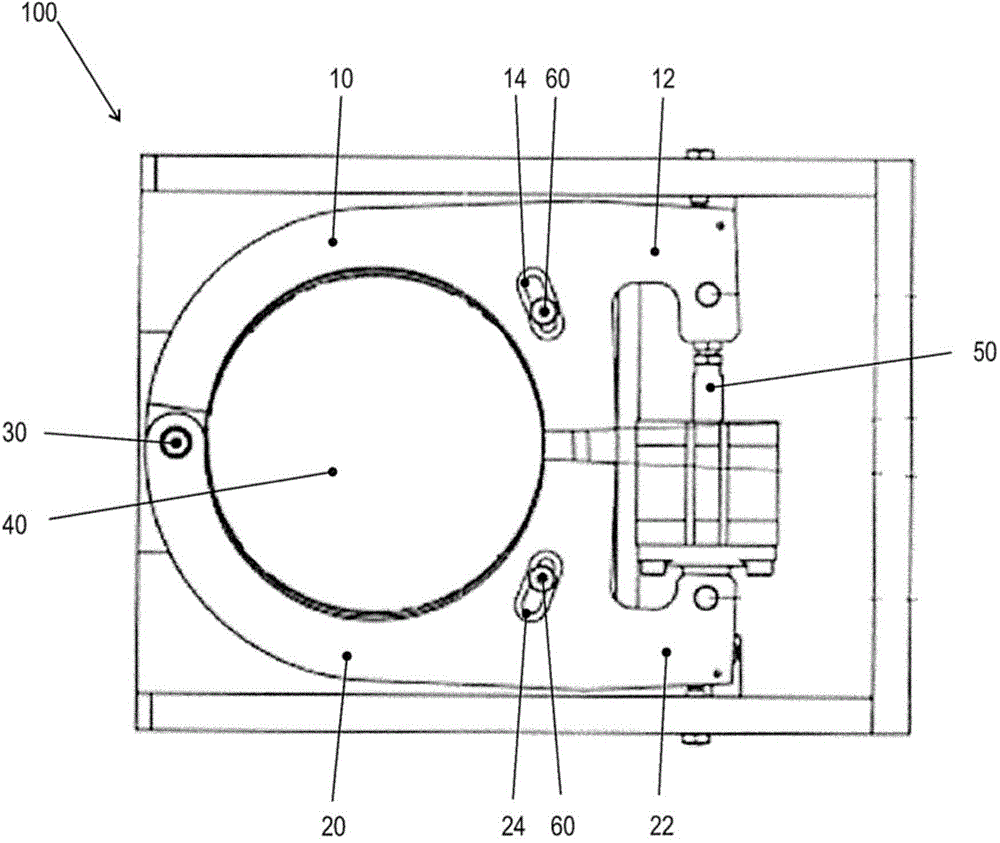 Device for rounding hollow-cylindrical workpiece