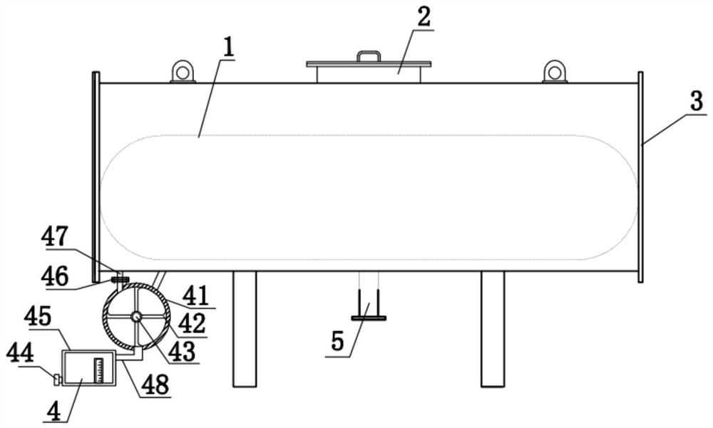 An intelligent monitoring device for leakage of oil conservator