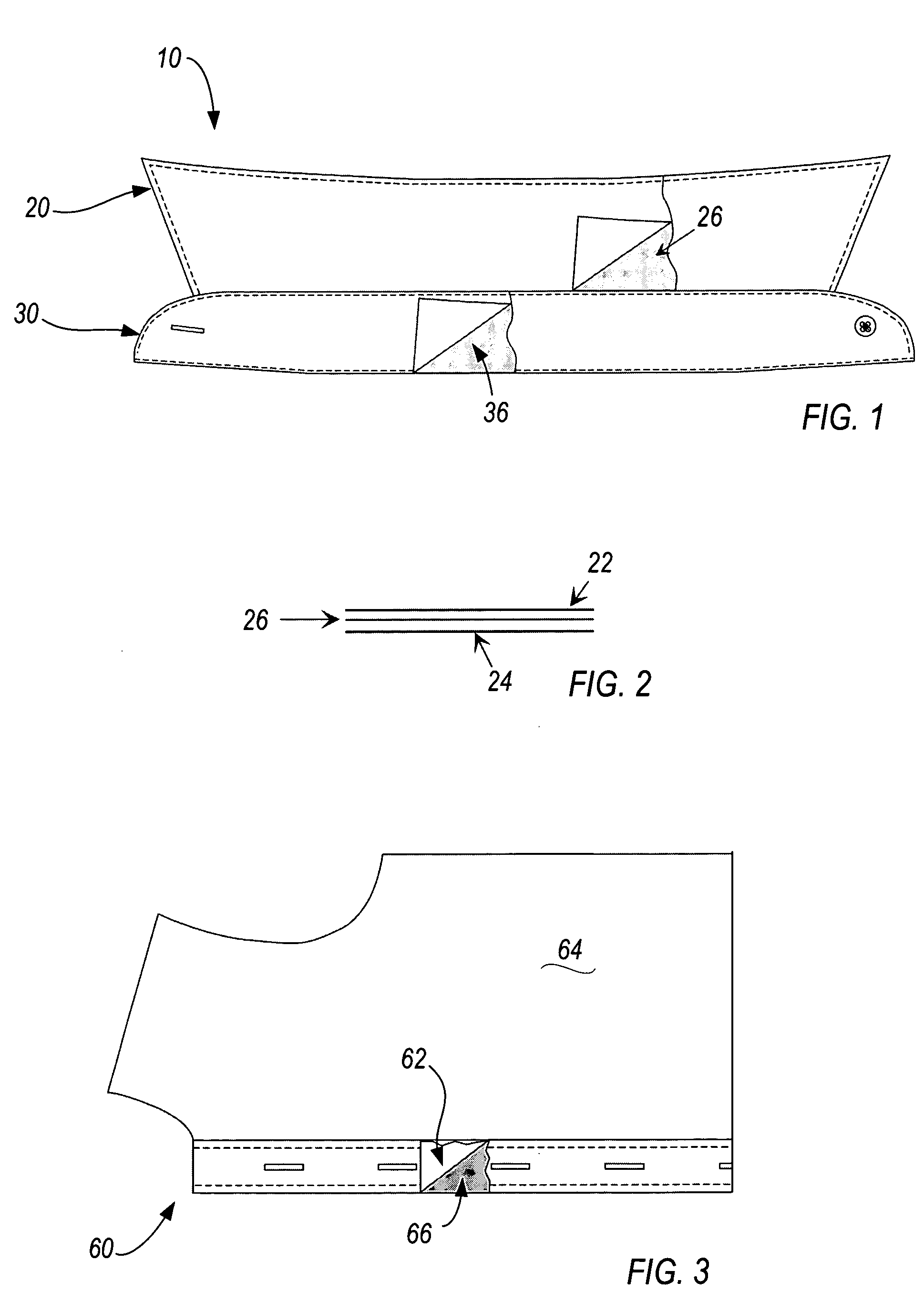 Stain resistant interlining for clothing