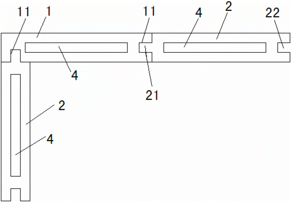 Variable-rigidity foundation pit support structure