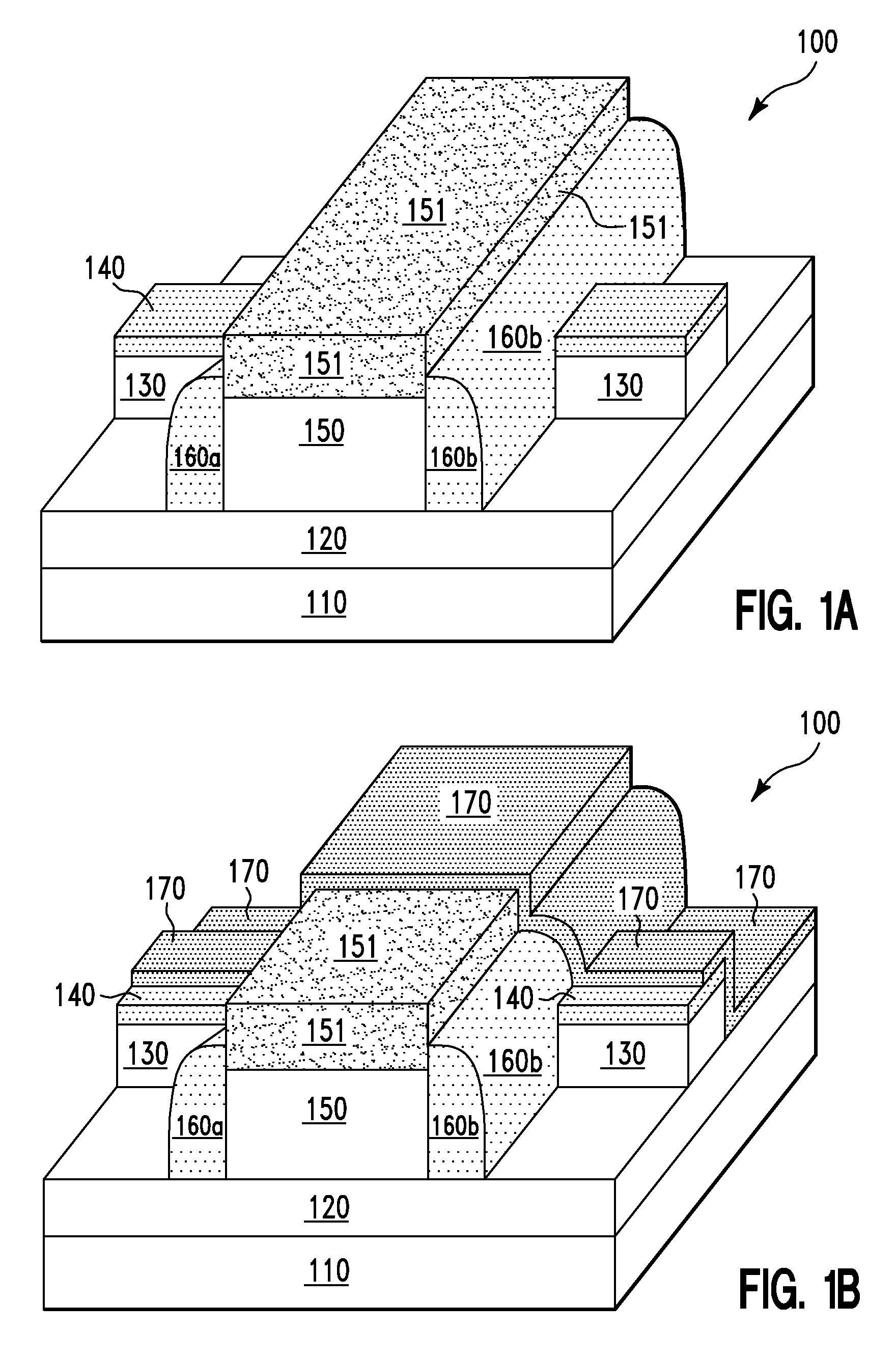 Transistors having asymmetric strained source/drain portions