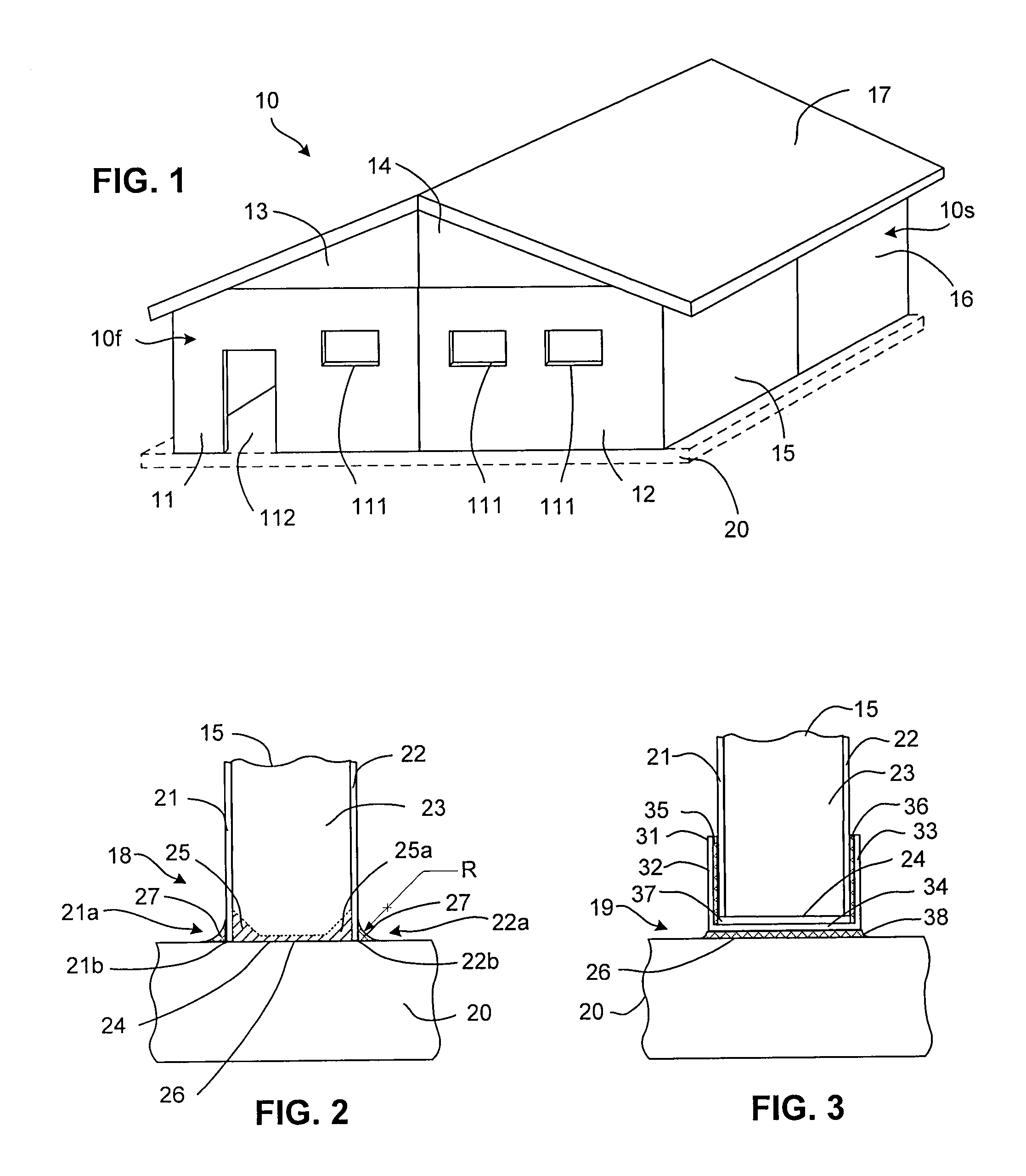 Sandwich panel with closed edge and methods of fabricating