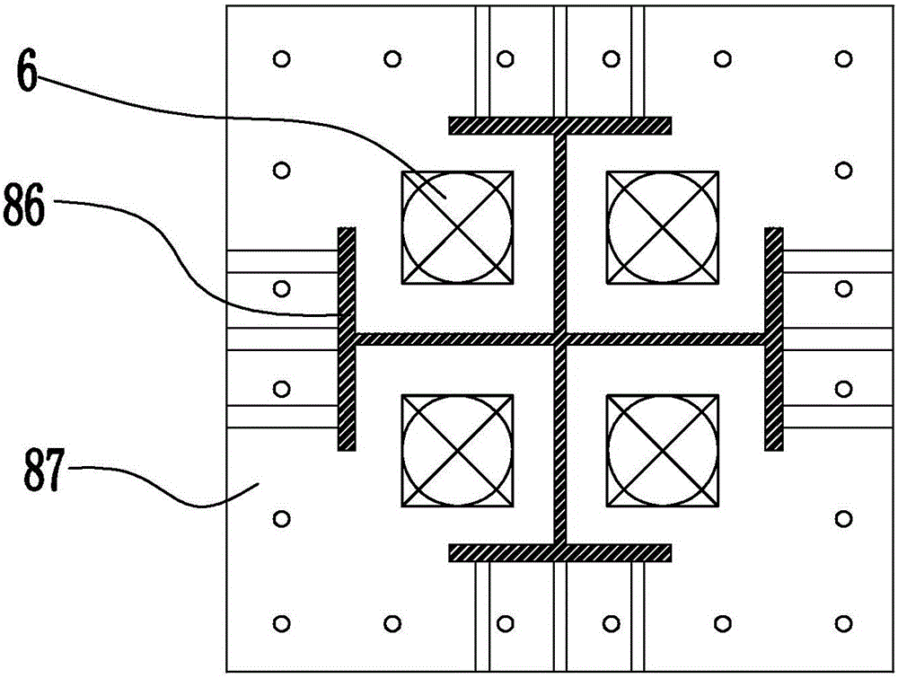 Manufacturing method of vertical deformation control structure of additionally-arranged structure column