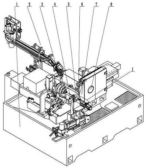 Air valve one-time forming grinding machine