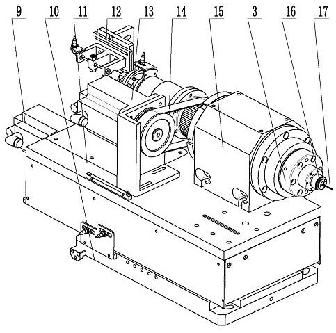 Air valve one-time forming grinding machine