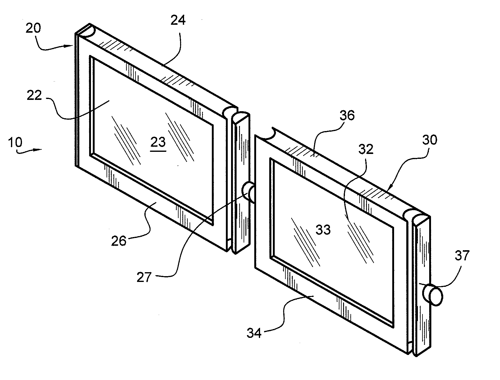 Magnetic display device