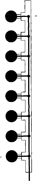 Single fin arrayed sonar equipment