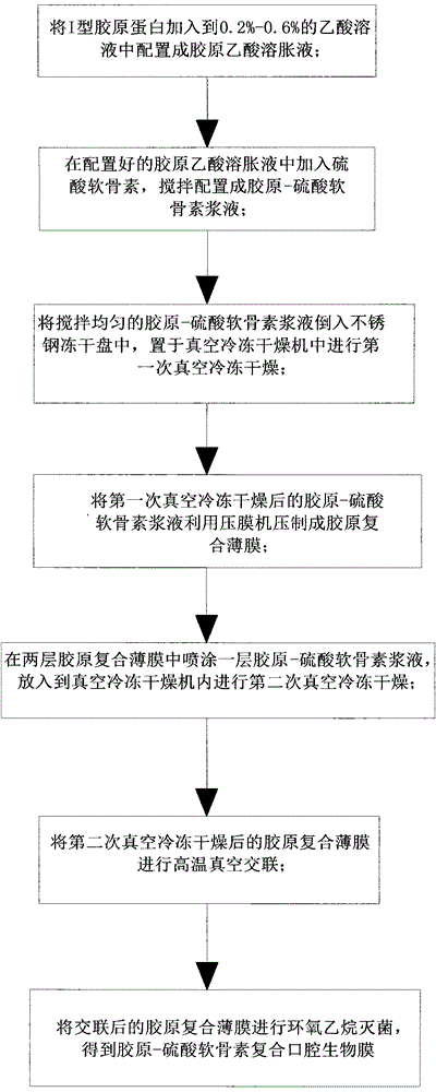 Preparation method of oral biofilm