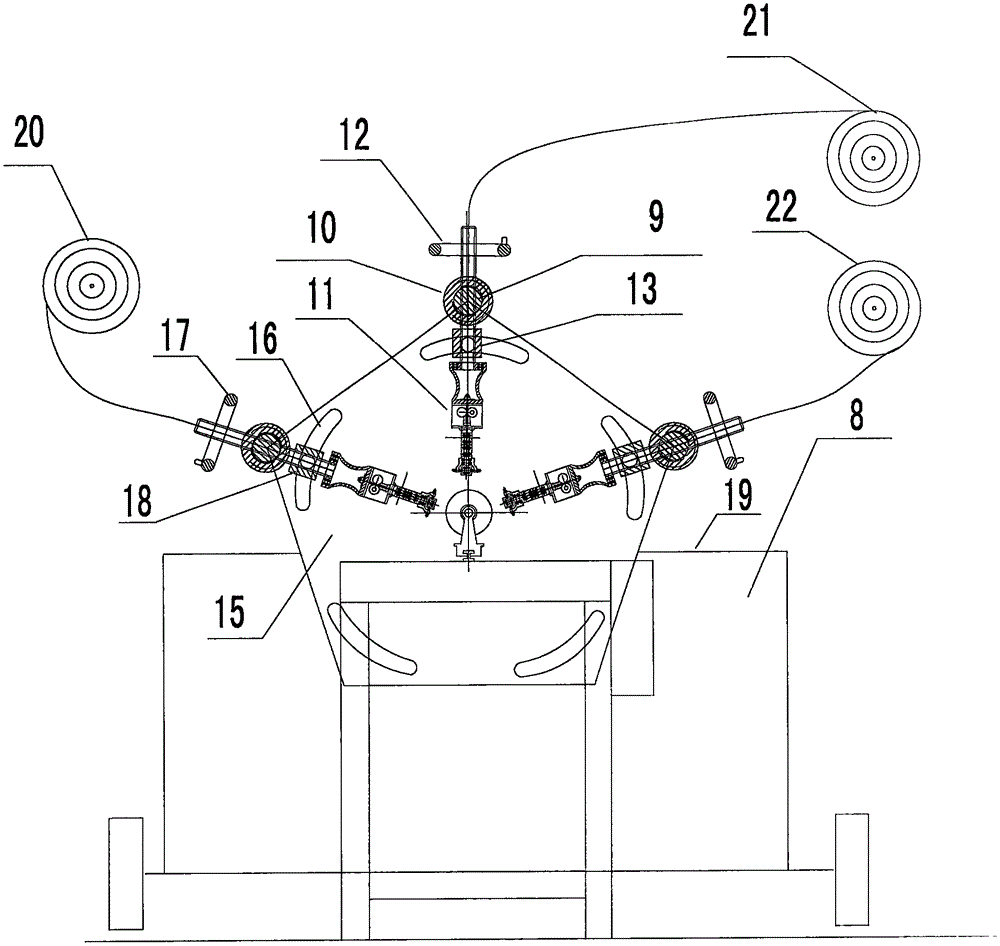 Automatic multi-layer shaft repair welding device