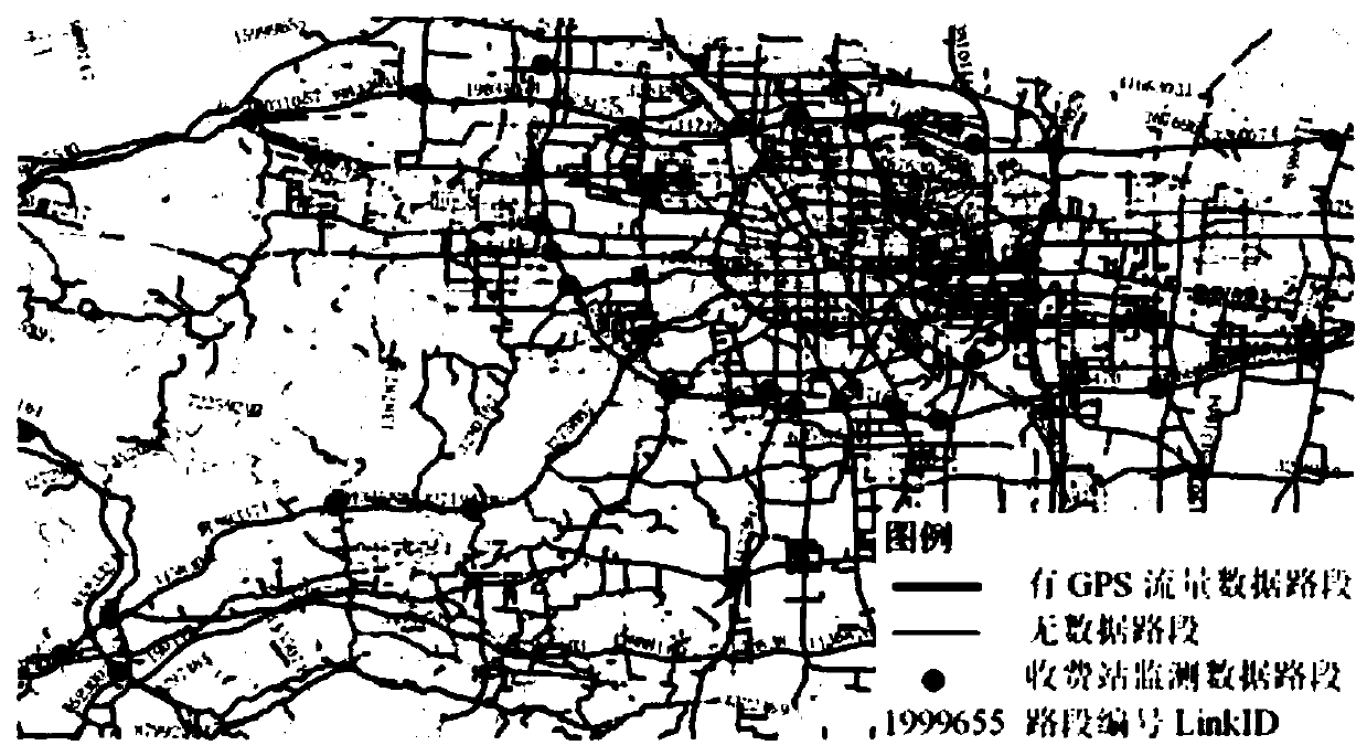 Road network heavy truck traffic flow prediction method based on data quality control