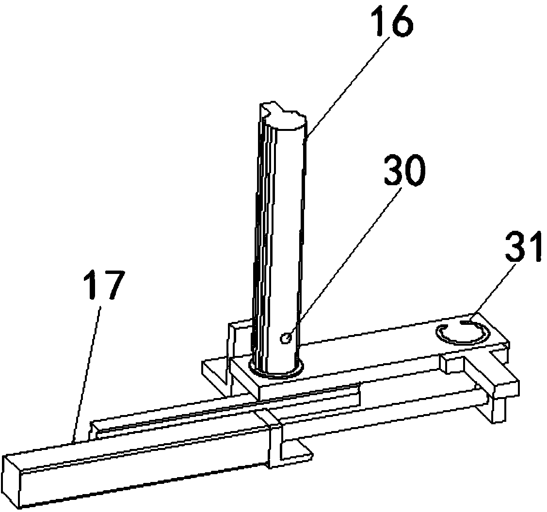 Snap spring pressing machine